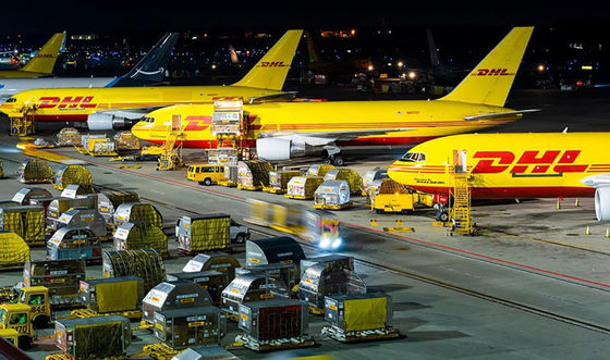 Παγκόσμια γρήγορη DHL Διεθνείς υπηρεσίες εφοδιασμού DHL για αεροπορικές μεταφορές